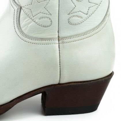 MAYURA Damen-Westernstiefel Vintage weiß Stiefel Damen Westernstiefel detail image 3