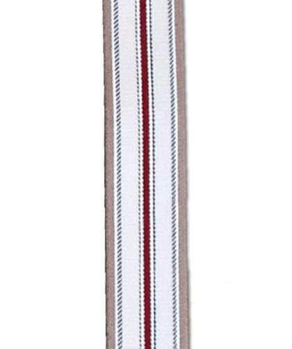 Stars & Stripes Old Style Hosenträger mit Lederlaschen rot & grau gestreift Cowboys Old Style detail image 2