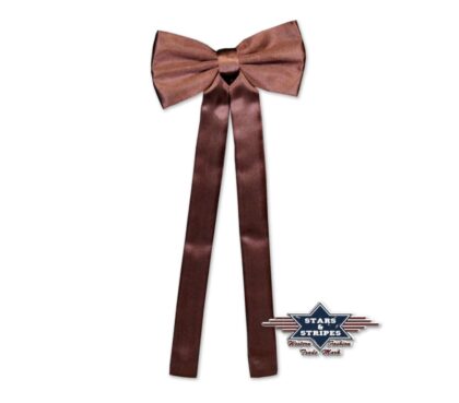 Stars & Stripes Western Old Style Schleife Krawatte braun Cowboys Old Style detail image 1