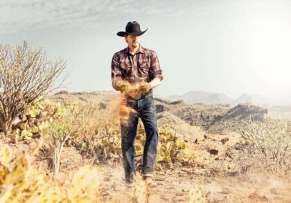 Stars & Stripes Westernhemd William langarm braun kariert Cowboys Westernhemden detail image 4