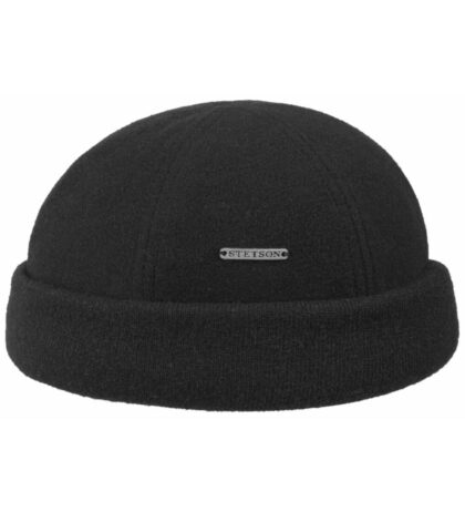 Stetson Cashmere Docker cap schwarz Hüte Stoffhüte primary image