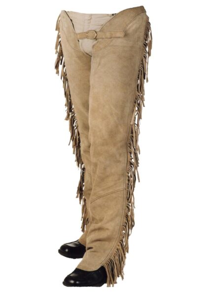 Western Style Chaps mit Fransen tan Cowboys Chaps primary image