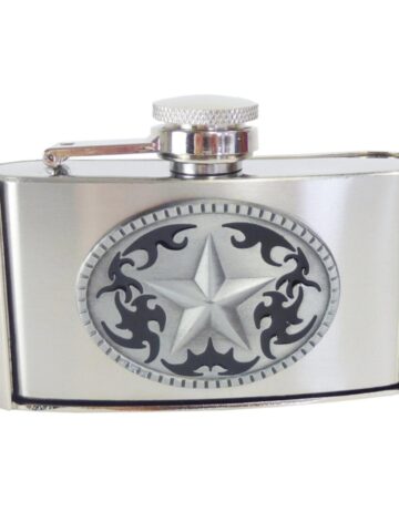 Flachmann Gürtelschnalle Flask Western Star 88 ml Gürtel Gürtelschnallen primary image