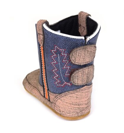 Great Western Baby Westernstiefel beige/blau Crackle Foot Kids Stiefel detail image 2