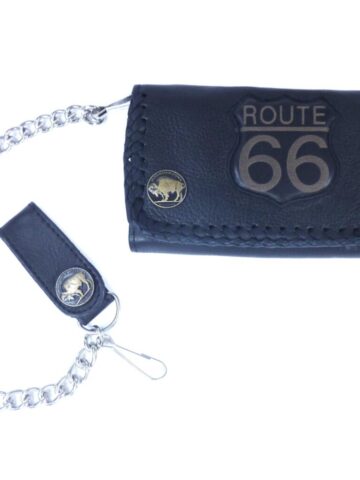 Great Western Biker- & Trucker-Geldbörse Route 66 schwarz Accessoires Geldbörsen primary image