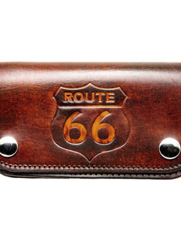 Great Western Biker & Trucker-Geldbörse USA Route 66 vintage-braun Accessoires Geldbörsen primary image