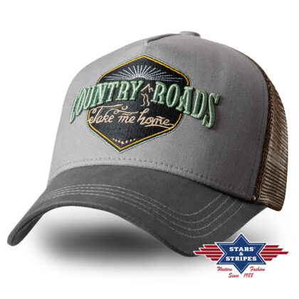 Stars & Stripes Country Roads Western Trucker Cap Hüte Caps primary image