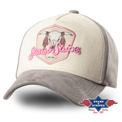 Stars & Stripes Damen Western Trucker Cap Buffalo pink Hüte Caps primary image