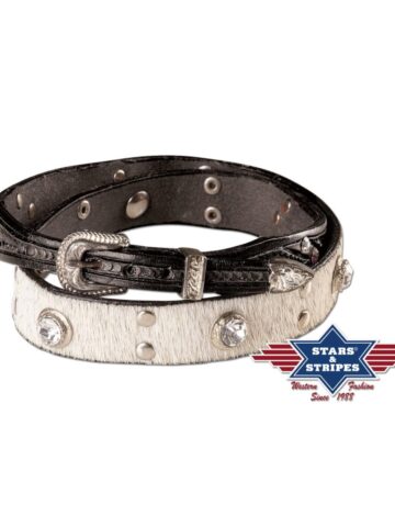 Stars & Stripes Leder Hutband HB-39 - der Western-Look Hüte Hutbänder primary image