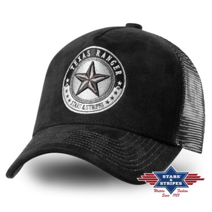 Stars & Stripes Texas Ranger Western Trucker Cap schwarz Hüte Caps primary image