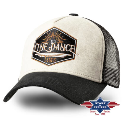 Stars & Stripes Western Trucker Cap Line Dance Time black white Hüte Caps primary image