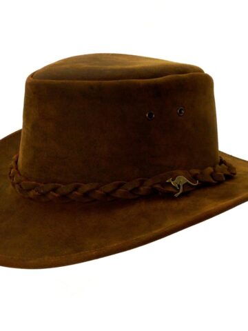 Great Western Lederhut Outback braun Hüte Lederhüte Braun unisex main image Western Wear