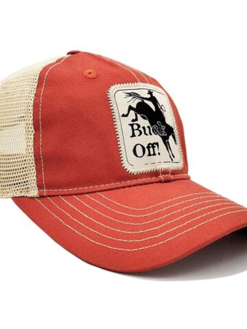 Great Western Trucker Style Cap Buck Off rot Hüte Caps Rot unisex main image Western Wear