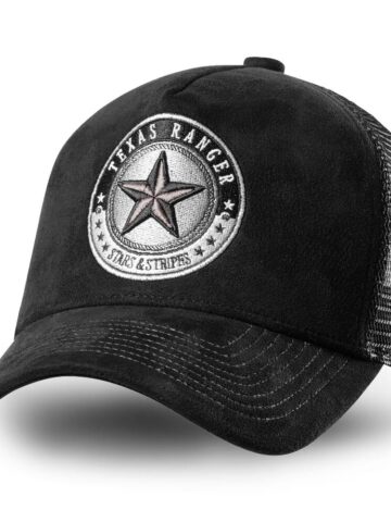 Stars & Stripes Texas Ranger Western Trucker Cap schwarz Hüte Caps Schwarz unisex main image Western Wear