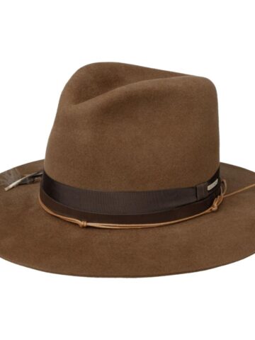 Stetson Linto Outdoor Filzhut Hüte Filzhüte Braun unisex main image Western Wear