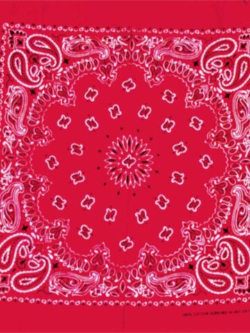 USA Style Bandana-Tuch rot Accessoires Sonstiges Rot unisex main image Western Wear