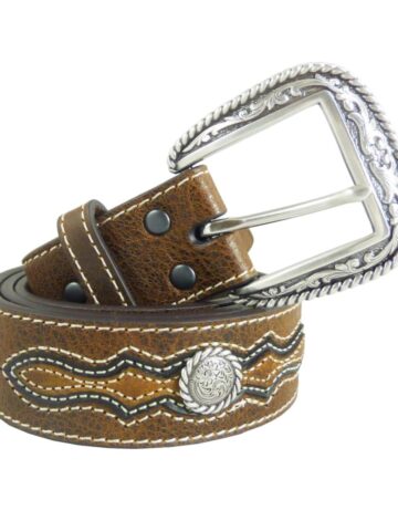 Ariat Leder Westerngürtel Daylon Gürtel Ledergürtel Braun unisex main image Western Wear