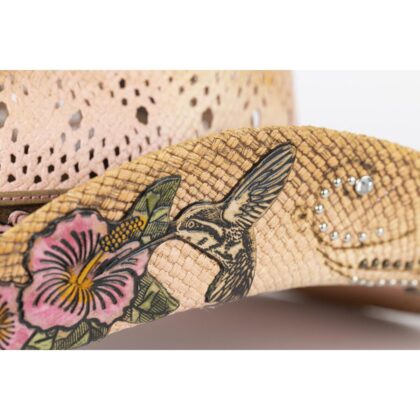 Dallas Hats Westernwear Damen Western-Strohhut Humming Bird Hüte Strohhüte Beige female detail 1