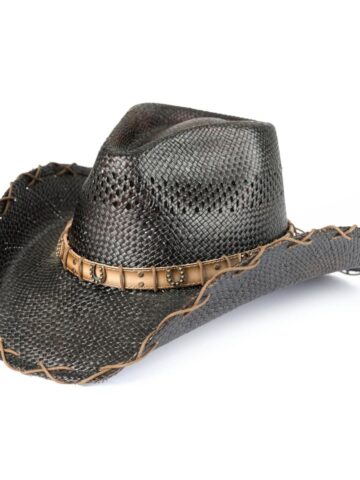 Dallas Hats Westernwear Western-Strohhut Horseshoe Hüte Strohhüte Schwarz unisex main image Western Wear