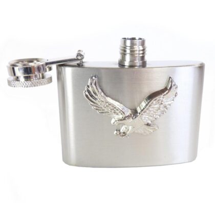 Flachmann Gürtelschnalle Flask Flying Eagle 60 ml Gürtel Gürtelschnallen Silber unisex detail 2