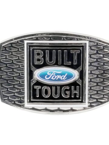 Ford Fan Gürtelschnalle Ford Built Tough Gürtel Gürtelschnallen Silber unisex main image Western Wear