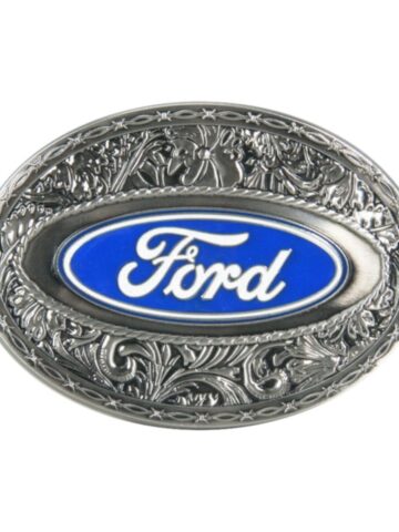 Ford Fan Gürtelschnalle Ford oval Western Style Gürtel Gürtelschnallen Silber unisex main image Western Wear