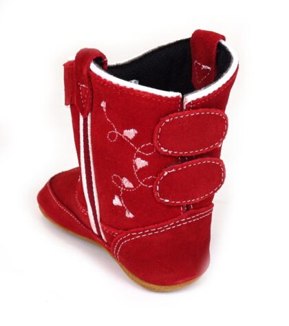 Great Western Baby Westernstiefel Mädchen rot Wildleder Kids Stiefel Rot female detail 2