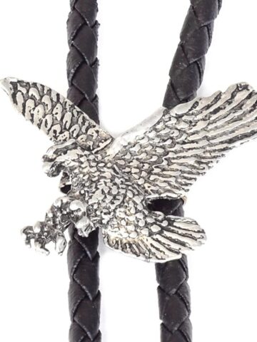 Great Western Bolotie Hunting Eagle silver Accessoires Boloties Silber unisex main image Western Wear