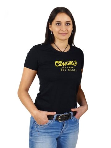 Great Western Damen T-Shirt Cowgirls kurzarm schwarz Ladies Westernhemden Schwarz female main image Western Wear