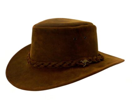 Great Western Lederhut Outback braun Hüte Lederhüte Braun unisex main image Western Wear