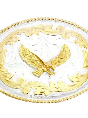 Gürtelschnalle Silver Eagle Gürtel Gürtelschnallen Gold unisex main image Western Wear