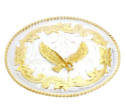 Gürtelschnalle Silver Eagle Gürtel Gürtelschnallen Gold unisex main image Western Wear