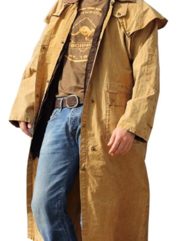 Scippis Duster Coat mustard Outdoor Duster Beige unisex main image Western Wear