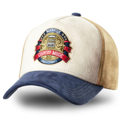 Stars & Stripes Country Nashville Western Trucker Cap Hüte Caps Beige unisex main image Western Wear