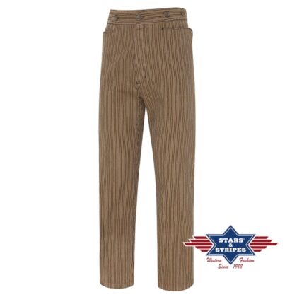 Stars & Stripes Old Style Western Hose Frankie Cowboys Old Style Braun male main image Western Wear