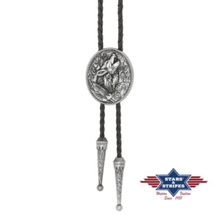 Stars & Stripes Western-Bolotie BT-59 Wolf Accessoires Boloties Silber unisex main image Western Wear