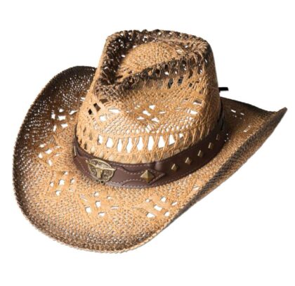 Stars & Stripes Western Strohhut Sunset beige Hüte Strohhüte Beige unisex main image Western Wear