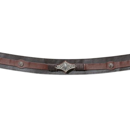 Stars & Stripes Western Style Cowboyhut Hutband HB-44 schwarz Hüte Hutbänder Schwarz unisex detail 1