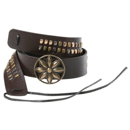 Stars & Stripes Western Style Cowboyhut Hutband HB-47 braun Hüte Hutbänder Braun unisex main image Western Wear