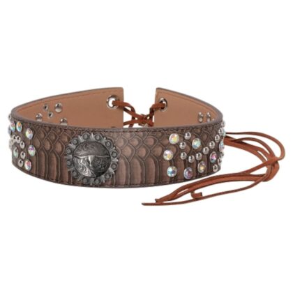 Stars & Stripes Western Style Cowboyhut Hutband HB-56 braun Hüte Hutbänder Braun unisex main image Western Wear