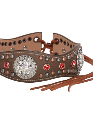 Stars & Stripes Western Style Cowboyhut Hutband HB-57 braun Hüte Hutbänder Braun female main image Western Wear