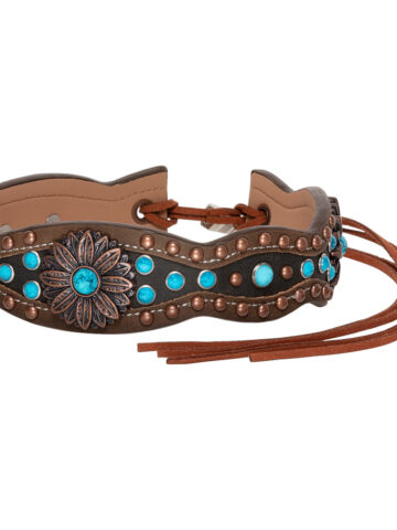 Stars & Stripes Western Style Cowboyhut Hutband HB-58 braun Hüte Hutbänder Braun female main image Western Wear