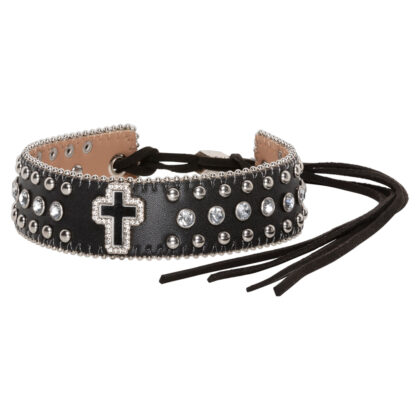 Stars & Stripes Western Style Cowboyhut Hutband HB-59 schwarz Hüte Hutbänder Schwarz unisex main image Western Wear