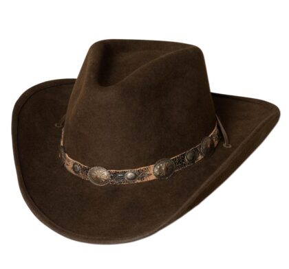 Stars & Stripes Western Wollfilzhut El Dorado braun Hüte Filzhüte Braun unisex main image Western Wear