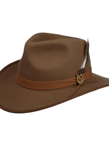 Stetson Dennysville Western Wollfilzhut Hüte Filzhüte Braun male main image Western Wear