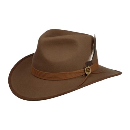 Stetson Dennysville Western Wollfilzhut Hüte Filzhüte Braun male main image Western Wear