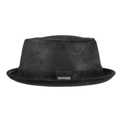 Stetson Pork Pie Pigskin Hüte Stoffhüte Schwarz unisex main image Western Wear