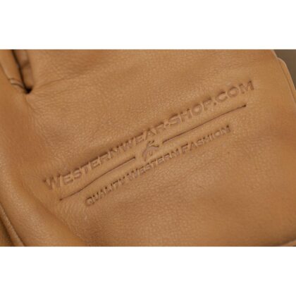 Western Style Winter-Reithandschuhe Nappaleder braun Accessoires Handschuhe Braun unisex detail 3