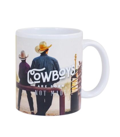 Westernwear Westernfan Kaffetasse Cowboys are Born 300 ml Accessoires Dekoartikel Weiß unisex main image Western Wear