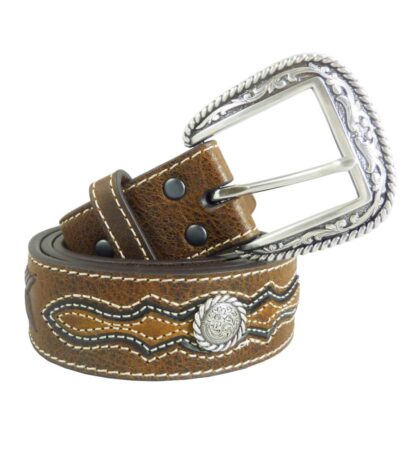 Ariat Leder Westerngürtel Daylon Gürtel Ledergürtel Braun unisex main image Western Wear